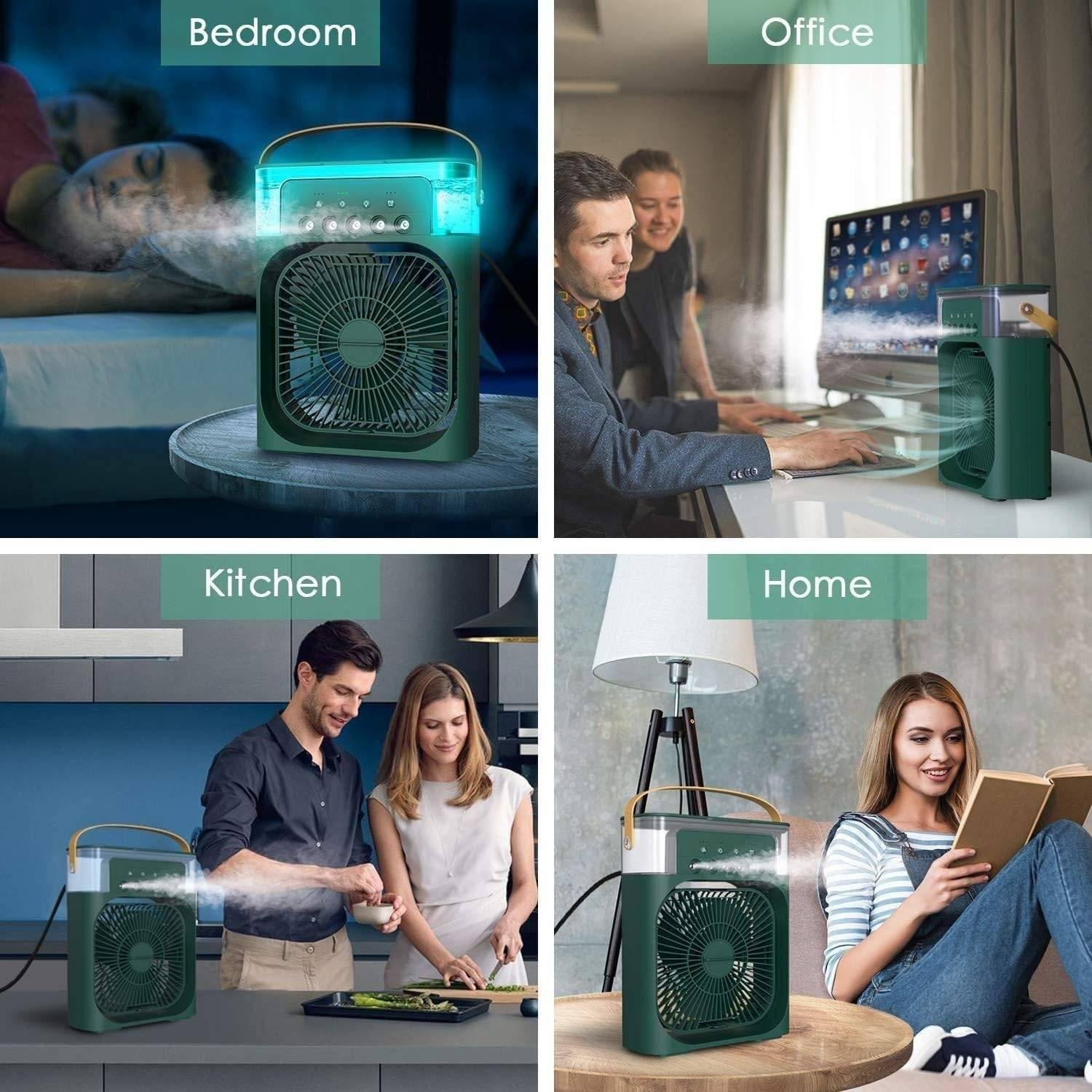 Best Air Cooler Fan Price In BD | 3 In 1 Air Cooling USB Water Fan - Image 2