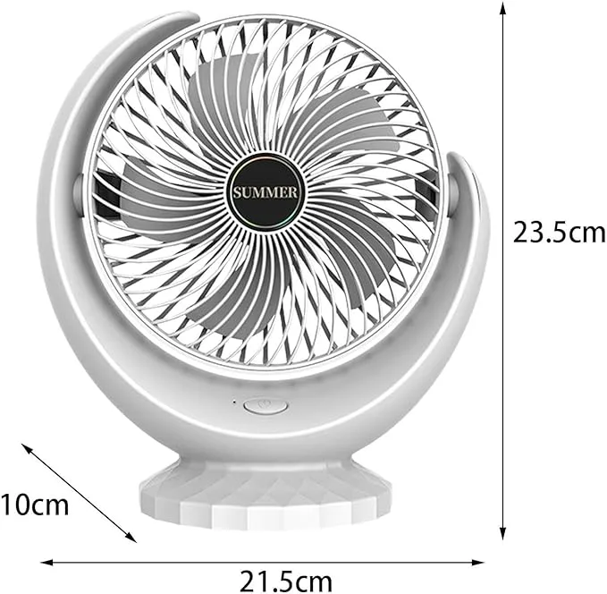 USB Car Fan Price In BD | Portable Fan for Car Bedroom or Office - Image 2