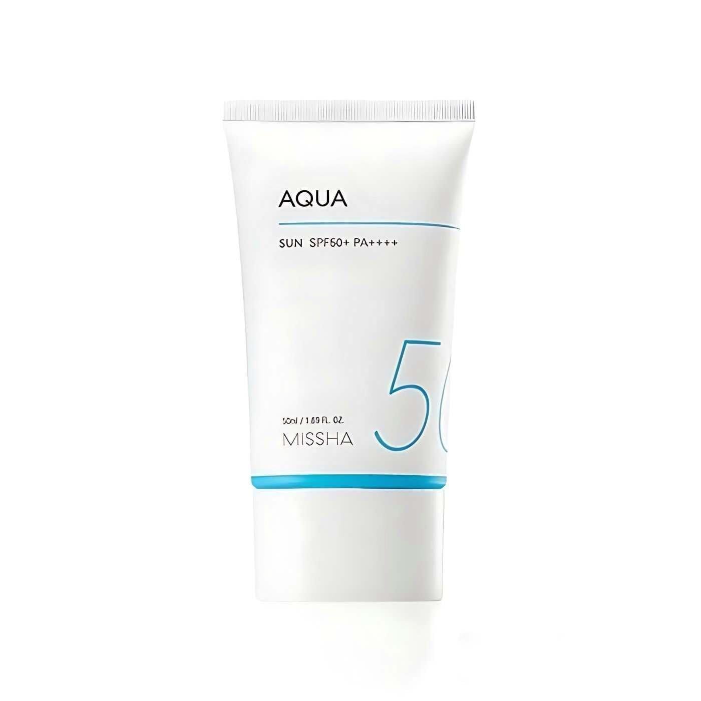 Missha Sunscreen Safe Block Aqua Sun SPF50+ PA++++ – 50ml - Image 1