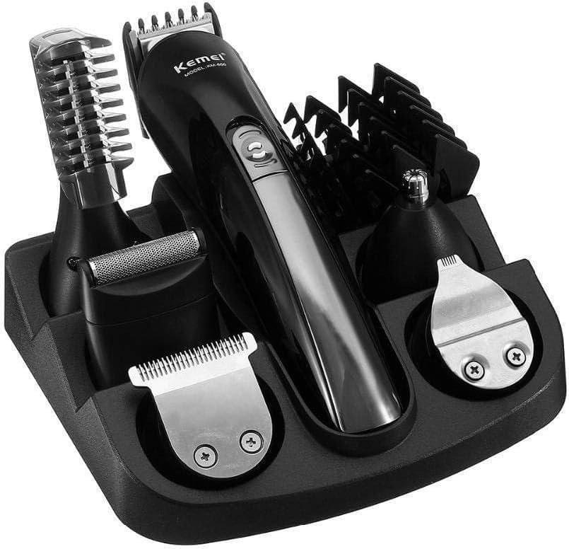 KEMEI Trimmer KM - 600 Professional Hair Trimmer 6 In 1 Hair Clipper Shaver Sets Electric Shaver Beard Trimmer Hair Cutting Machine - Image 1
