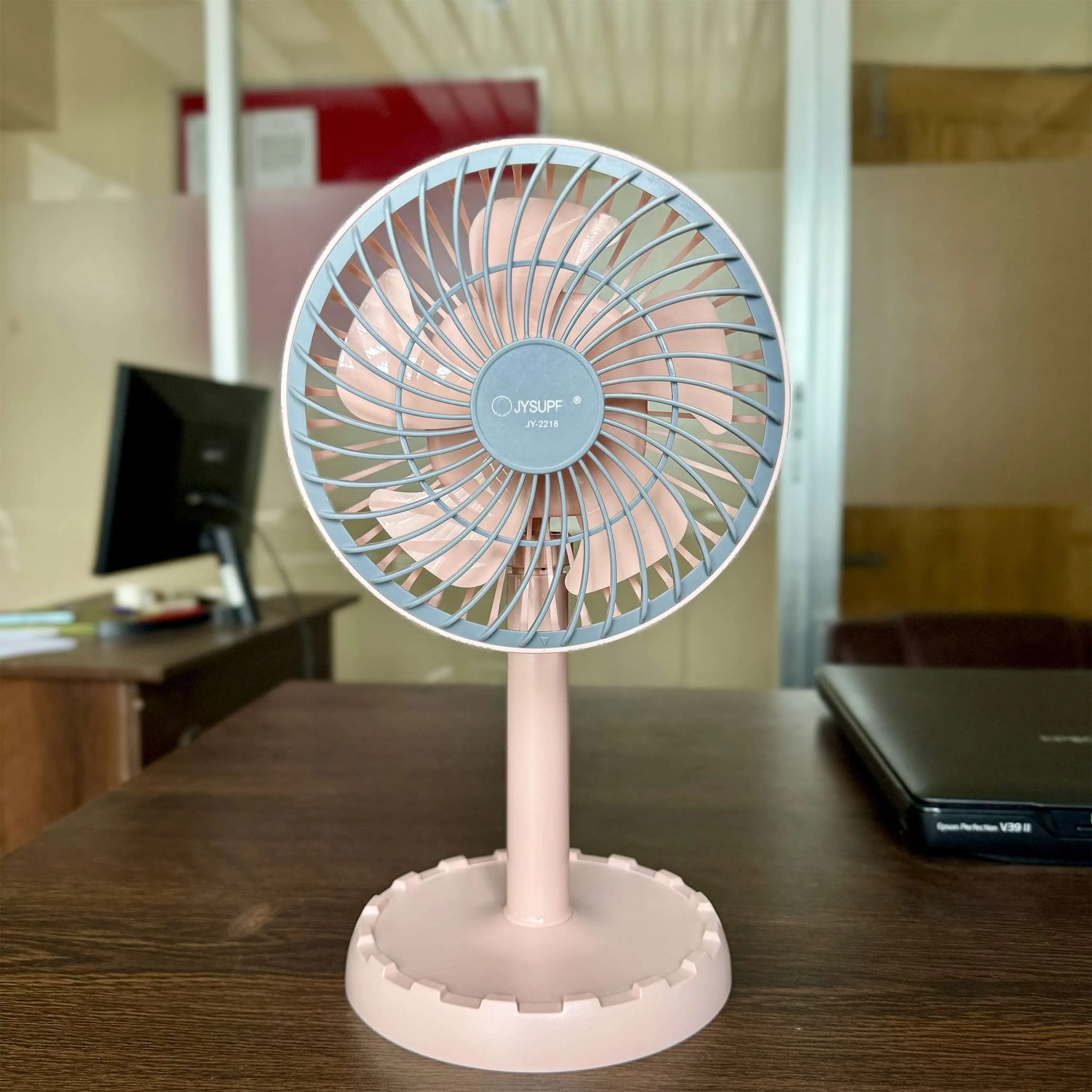 Best Rechargeable Mini Desk Fan - 8 Hours Backup JY-2218 - Image 8