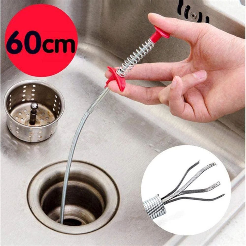 পাইপের যেকোনো ময়লা বের করে ফেলুন - Pipe Cleaning Hook - Image 1
