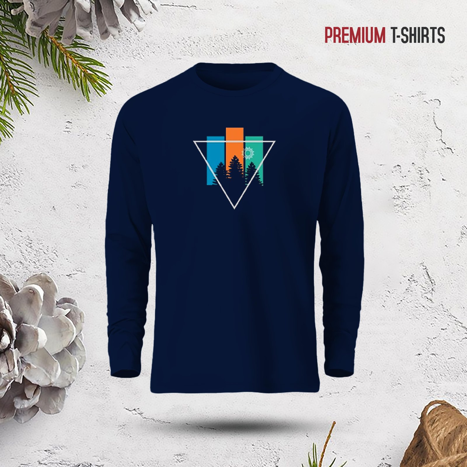 Men's Full Sleeve (Scenario) T-Shirt - Image 1