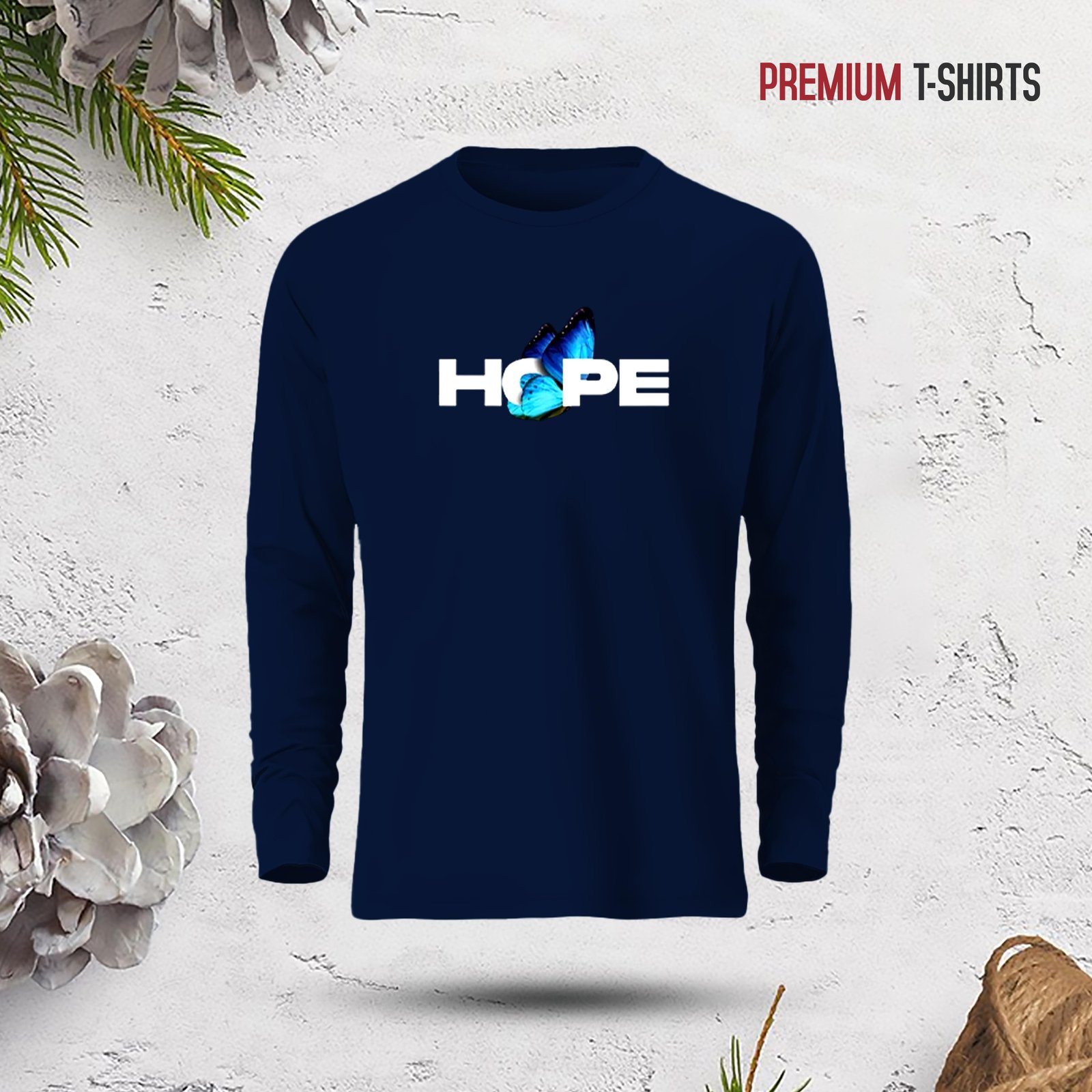 Men's Full Sleeve (Hope) T-Shirt - Image 1