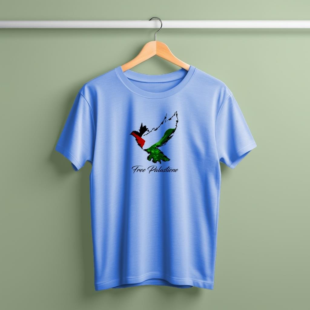 Jersey Fabrics Free Palestine T-shirt - Image 1