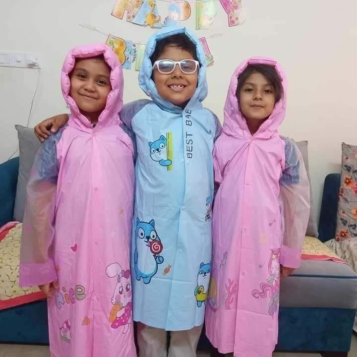 BEAUTIFUL BABY Only RAINCOAT (BLUE) - Image 2