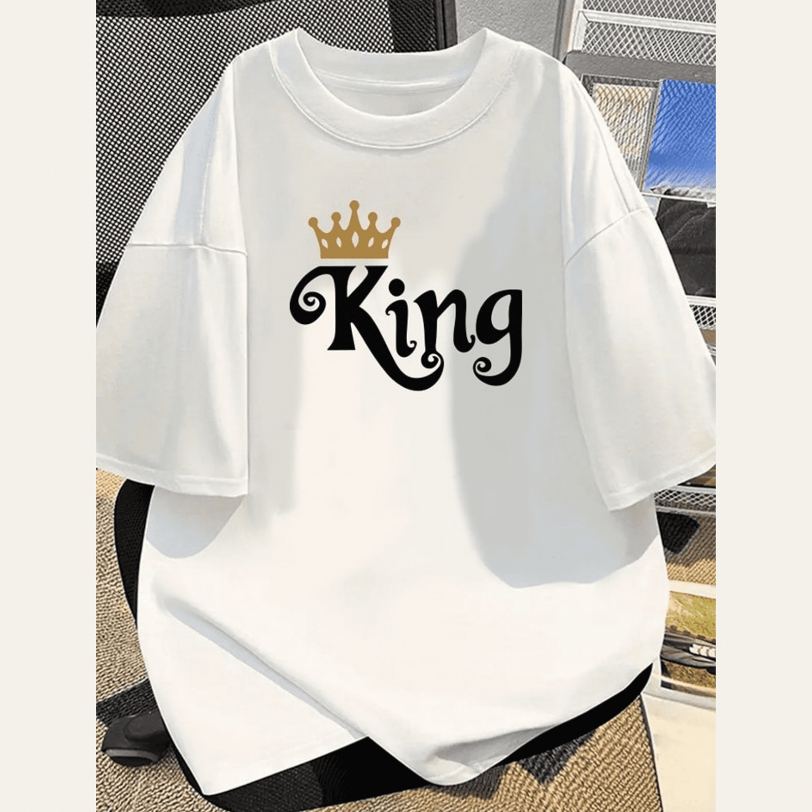 Lovely Drop shoulder T shirt for Women - Image 1