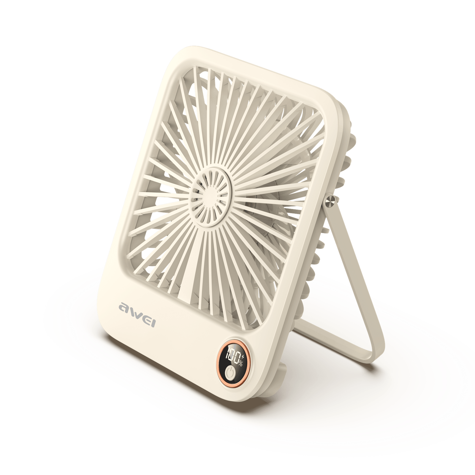 Awei F33 Thin Desktop Fan Space Saving Energy Saving Vertical Ultra-Quiet - Mini Fan - Image 2