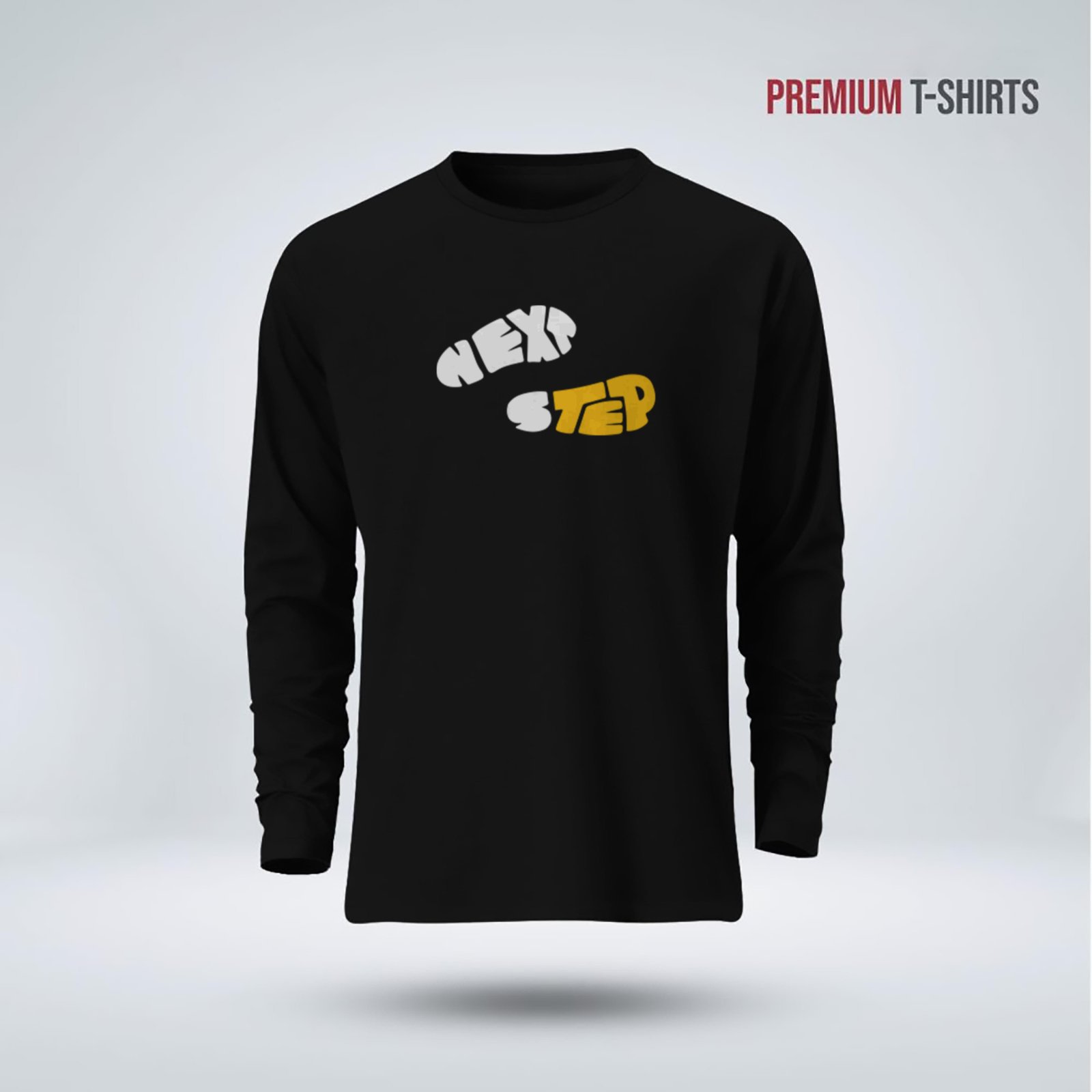 Men's Full Sleeve (Next step) T-Shirt - Image 2