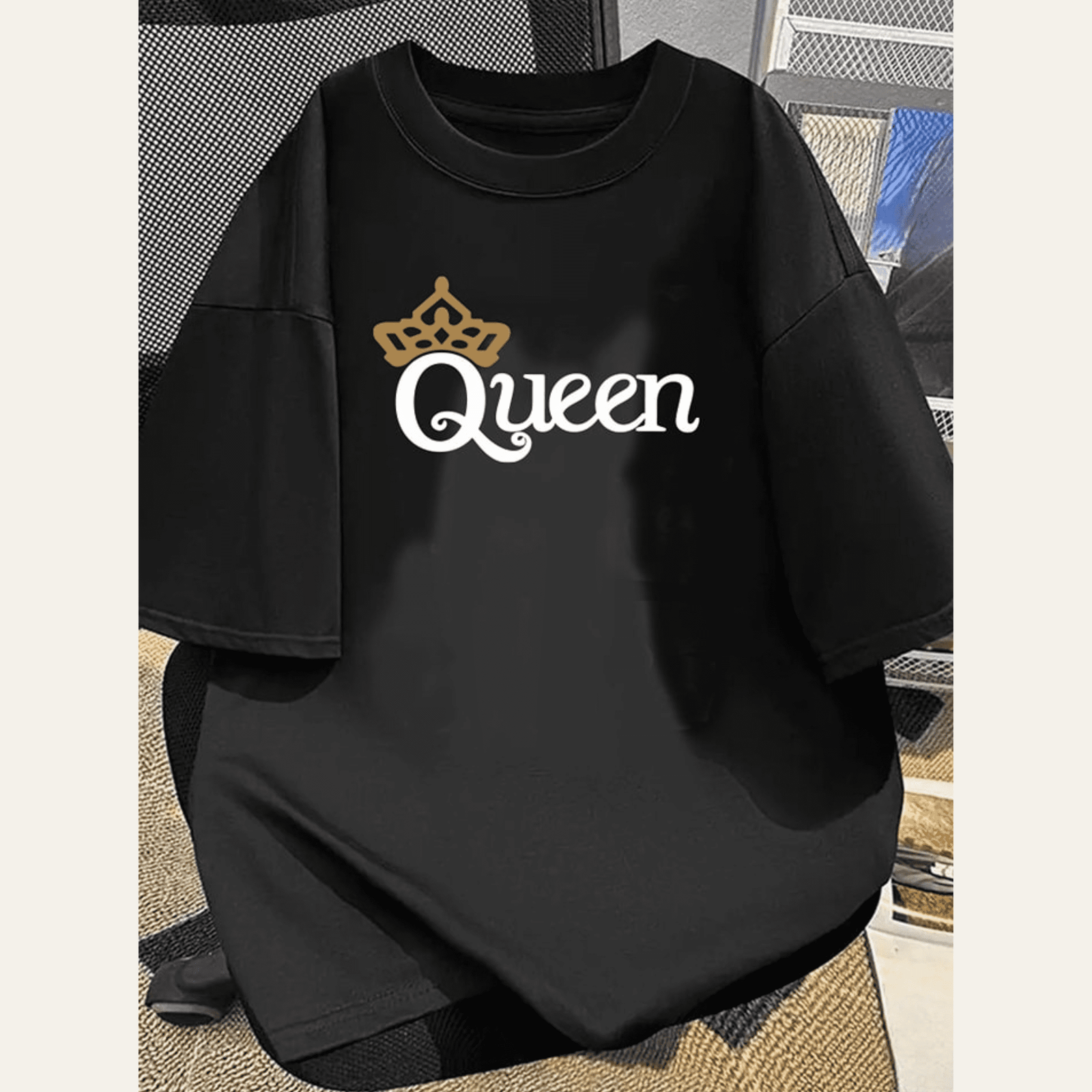 Lovely Drop shoulder T shirt for Women - Image 1
