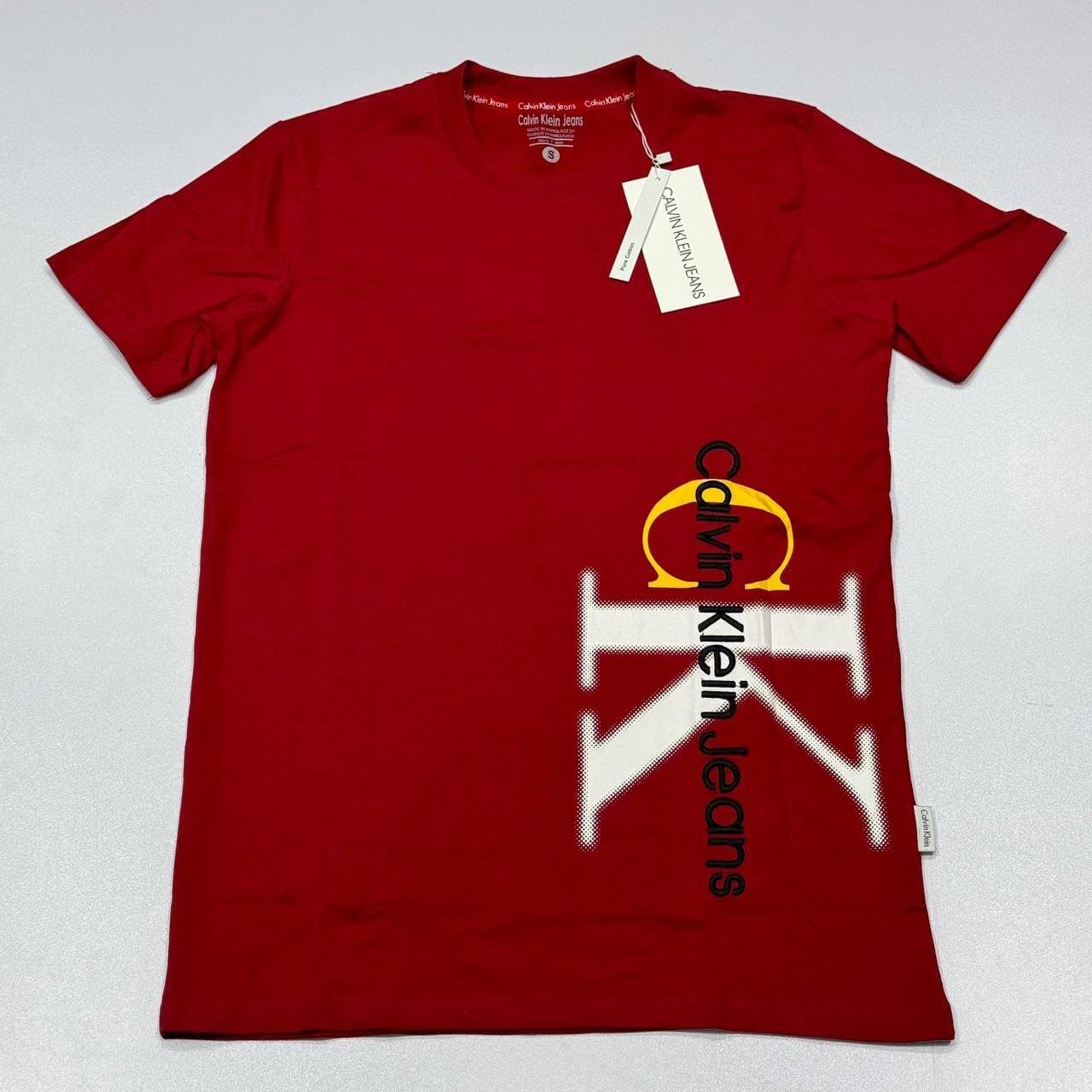 Export Brand Summer T-Shirt- Red - Image 1