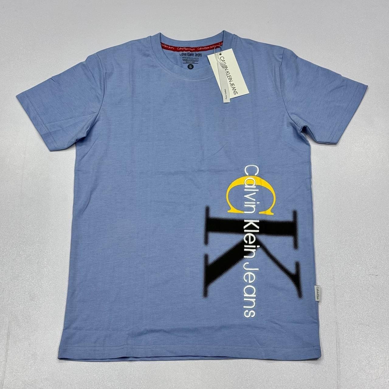 Export Brand Summer T-Shirt- Sky - Image 1