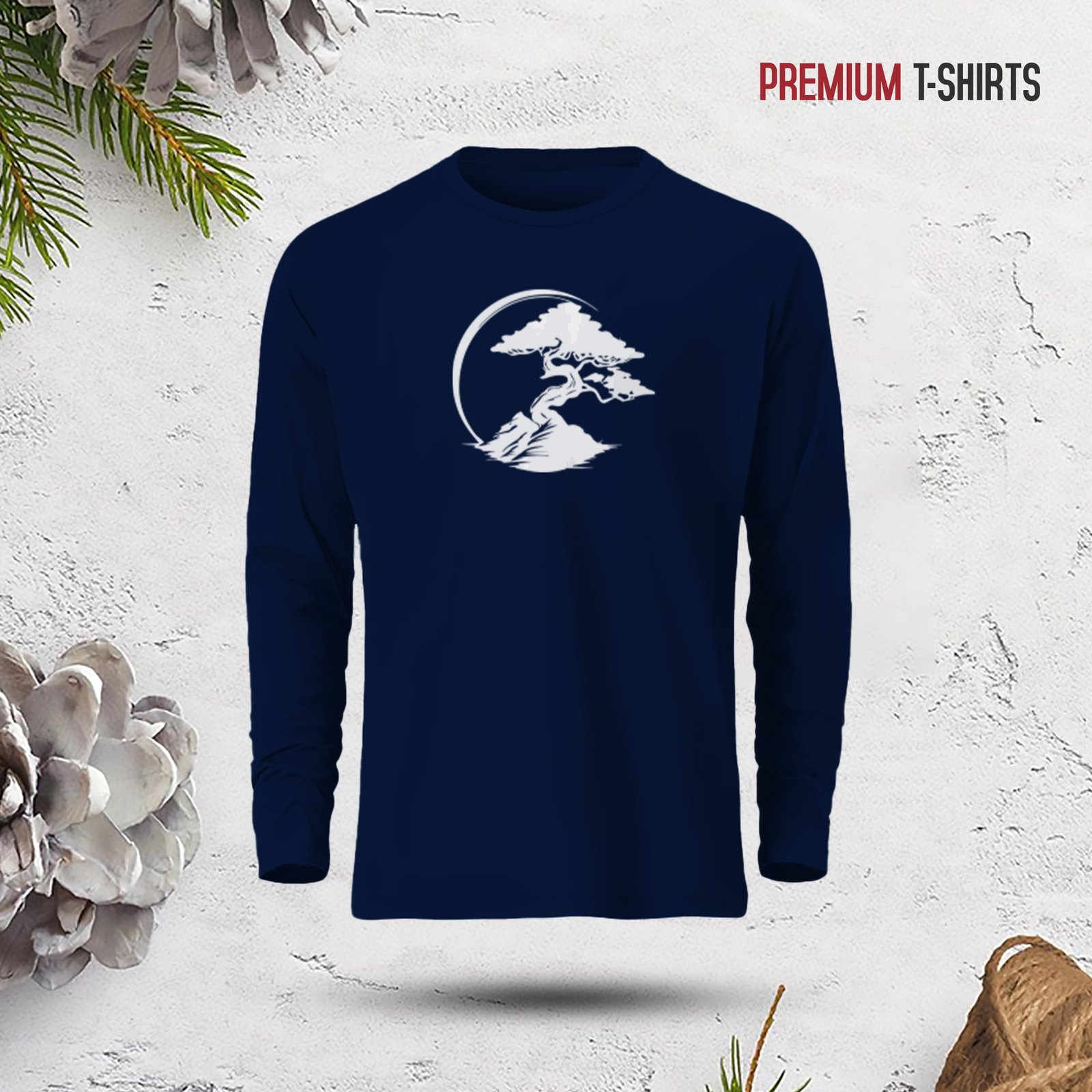 Men's Full Sleeve (Tree) T-Shirt - Image 1
