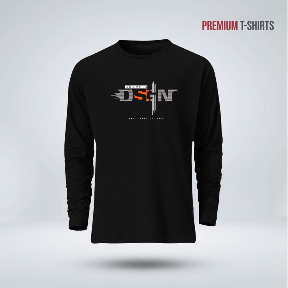 Men's Full Sleeve (Design) T-Shirt - Image 1