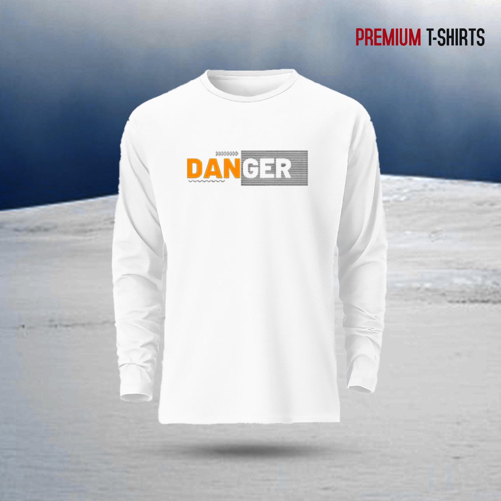 Men's Full Sleeve (Designer) T-Shirt - Image 1
