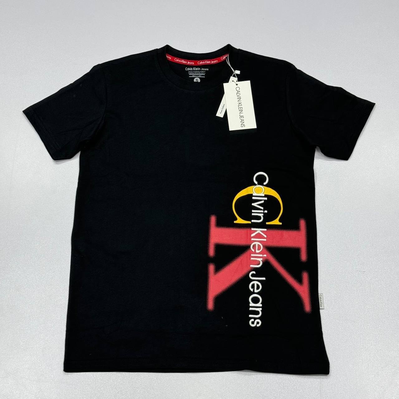 Export Brand Summer T-Shirt- Black - Image 1