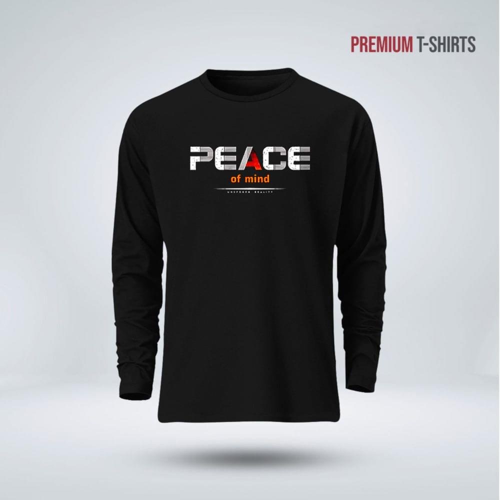 Men's Full Sleeve (Peace of Mind) T-Shirt - Image 2